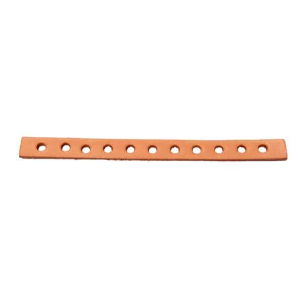 Zoo-Max Assorted Veggie Tanned Leather Various Toy Parts - Strip With Holes 1/2" x  6"