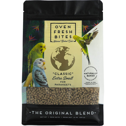 Caitec Oven Fresh Bites Classic Formula Bird Food - Baked Avian Diets