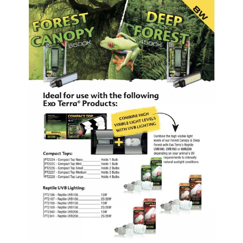 Exo Terra Reptile Forest Canopy LED - 6500K
