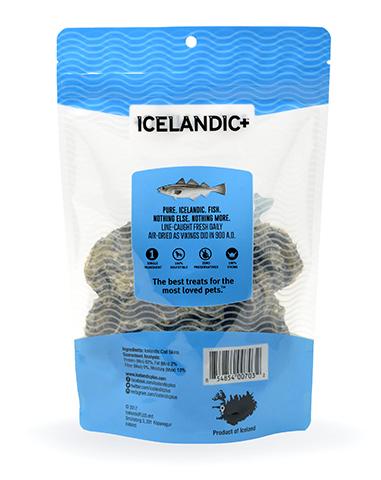Icelandic+ Cod Skin Rolls Treat 3oz