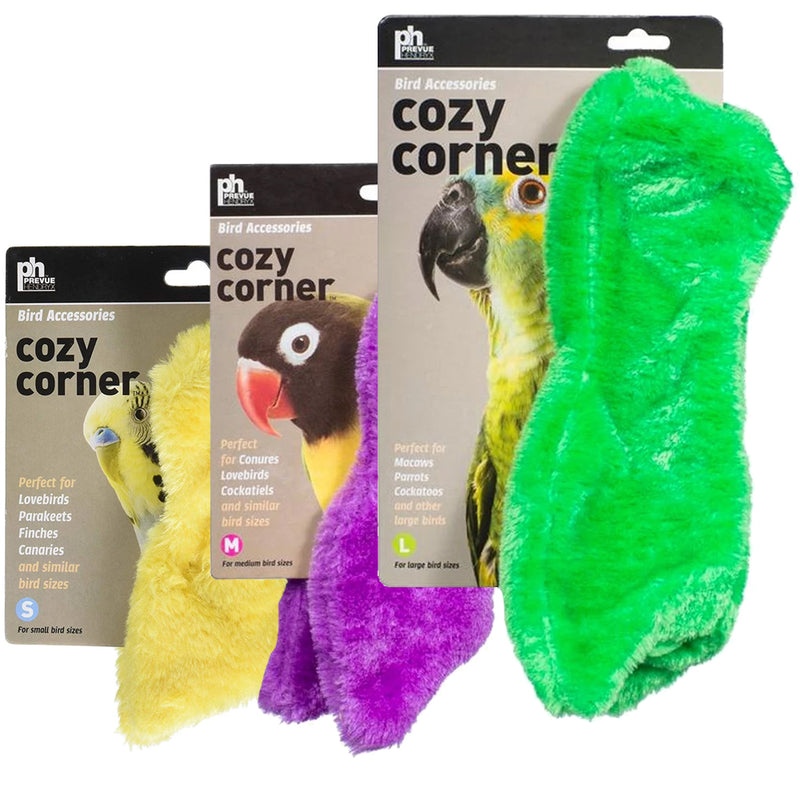 Prevue Hendryx Cozy Corners (Assorted Colours) - Exotic Wings and Pet Things
