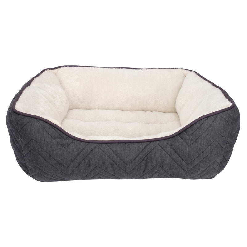 Dogit DreamWell Cuddle Bed - Rectangular (24 x 20 x 9 in)