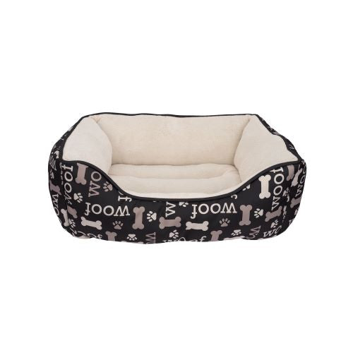 Dogit DreamWell Cuddle Bed - Rectangular (24 x 20 x 9 in)

