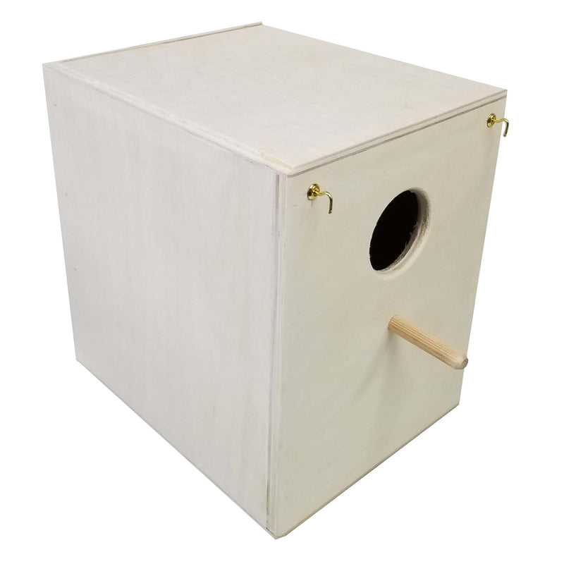 Cockatiel Nest Box - 12"H x 9"W x 11.5"L