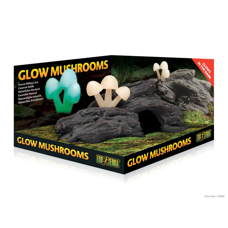 Glow Mushrooms Reptile Terrarium Accent