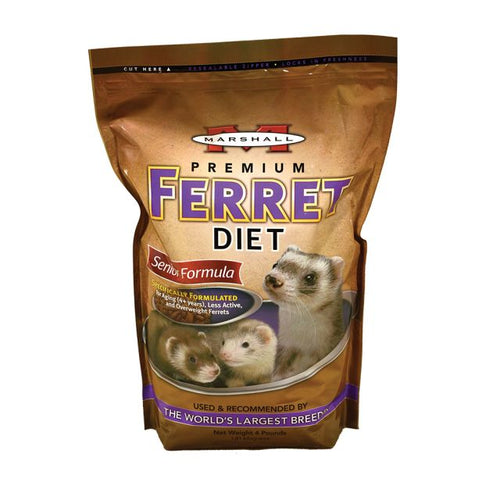 Marshall Seniors Formula Ferret Diet 4 lb - Exotic Wings and Pet Things