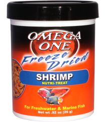 Omega One Freeze Dried Shrimp Tropical Fish Treat