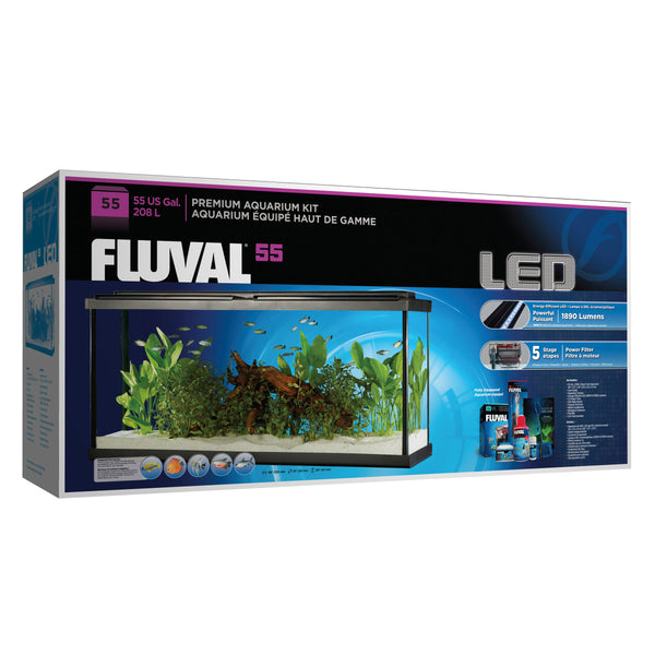 Fluval Premium Aquarium Kit with LED - 55 - 208 L (55 US Gal) | Store Pickup Only