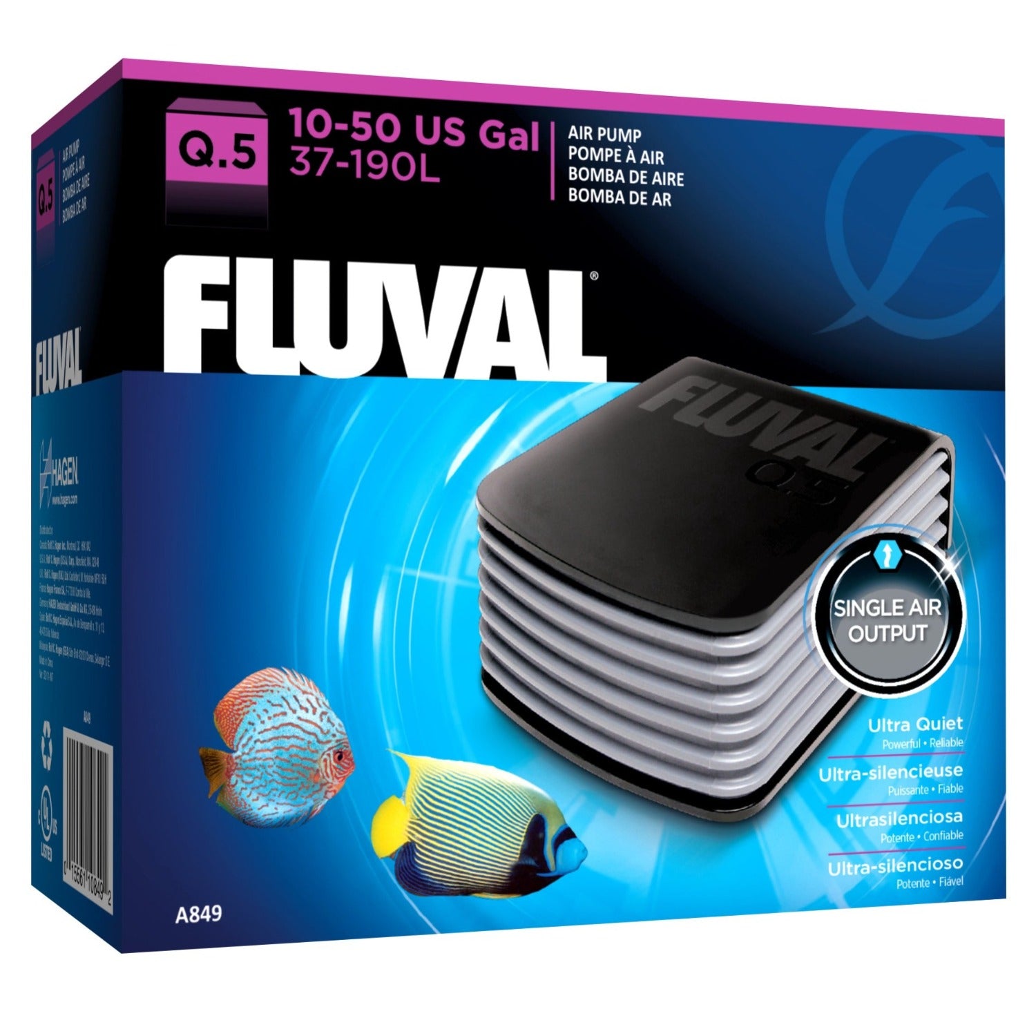 Fluval Q.5 Air Pump 190 L (50 U.S. gal)
