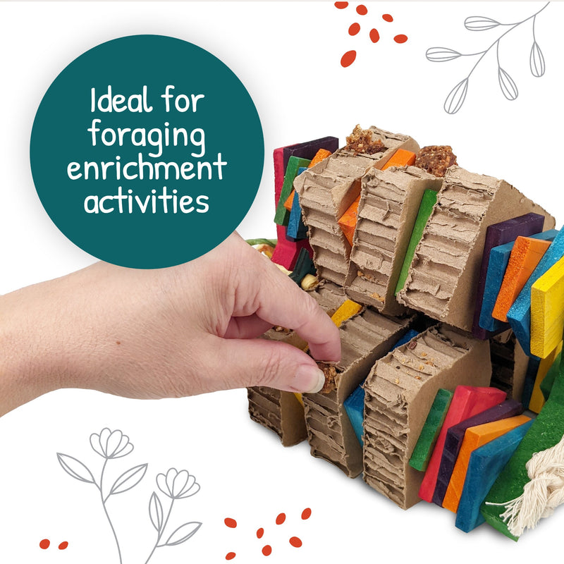 Ideal for foraging and enrichment activities