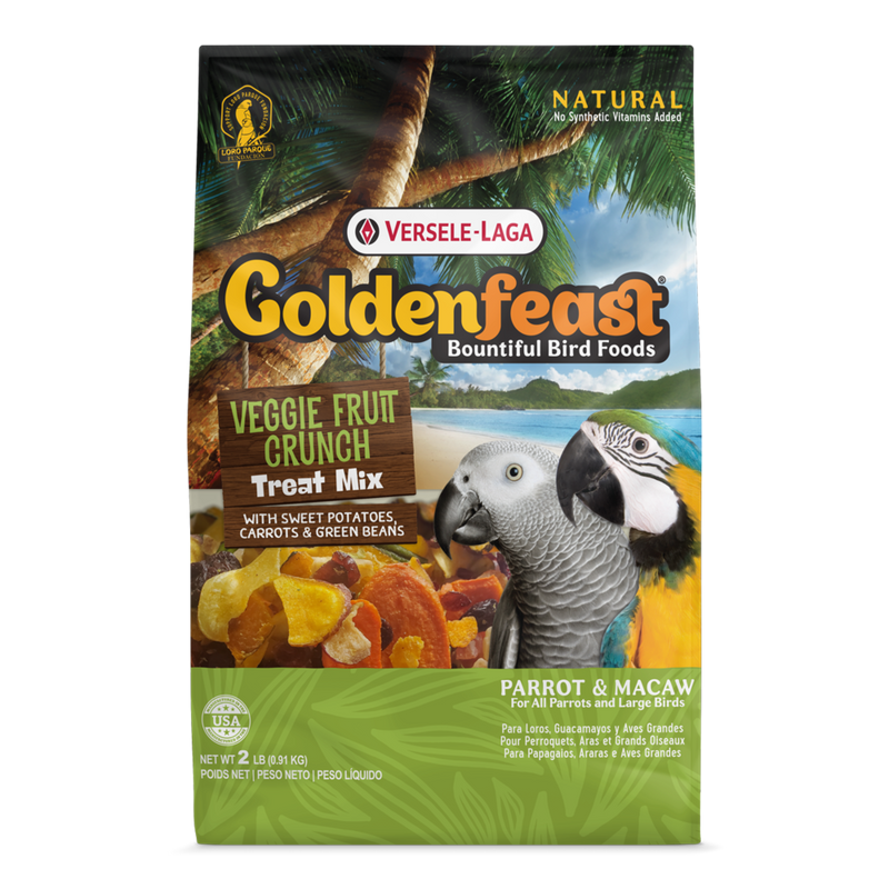 Goldenfeast Veggie Fruit Crunch Mix Quality Bird Food Treat