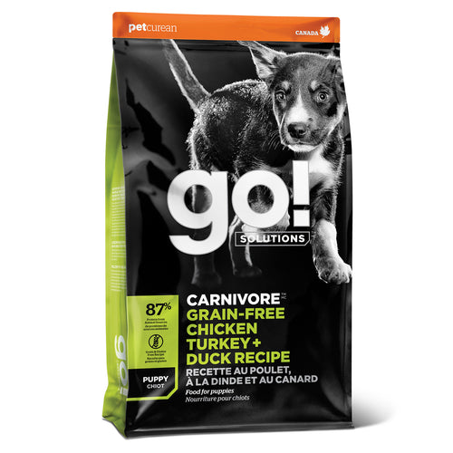 GO! Carnivore Grain Free Puppy Food - Chicken, Turkey & Duck 🍁