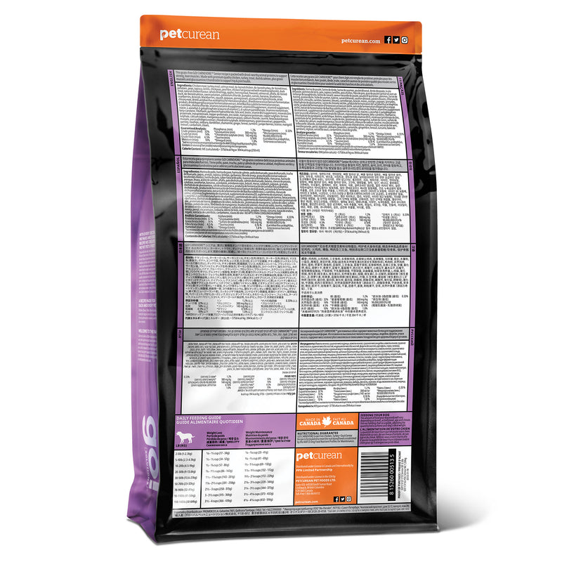 GO! Carnivore Grain Free Senior Dog Food - Chicken, Turkey & Duck 🍁

