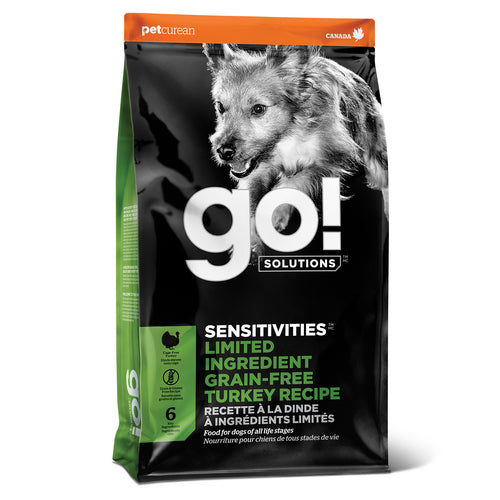 GO! Sensitivities Limited Ingredient Grain Free Dog Food - Turkey 🍁