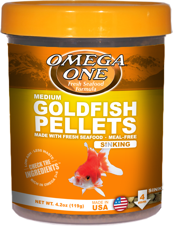 Goldfish Pellets Small/Medium/Large Sinking Pellets
