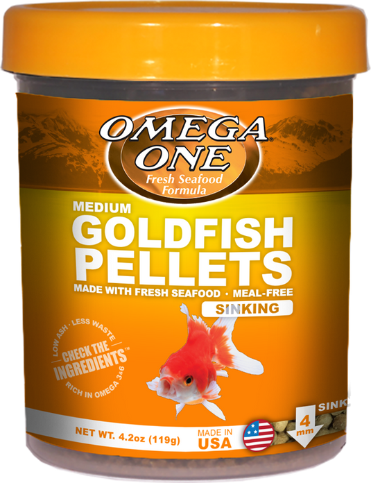 Goldfish Pellets Small/Medium/Large Sinking Pellets