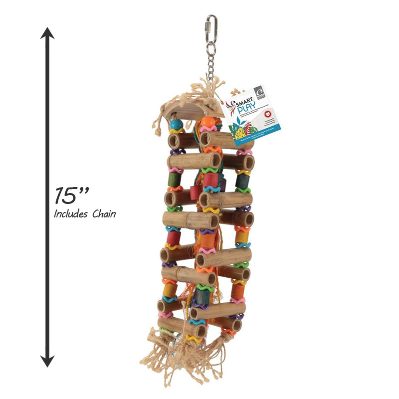 HARI Smart Play Enrichment Parrot Toy Bamboo Tower - 81023