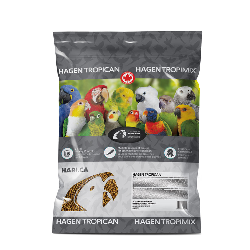Hagen Tropican Alternative Formula 4mm Pellet - Soy Free Parrot Food