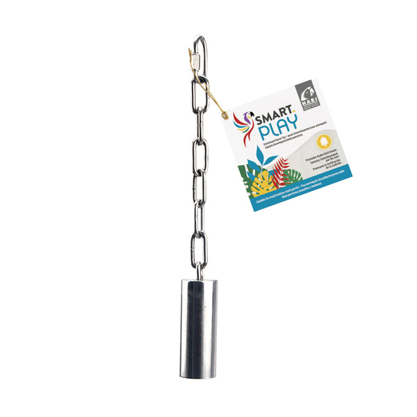 HARI Smart Play Enrichment Parrot Toy Stainless Steel Bell - 81063