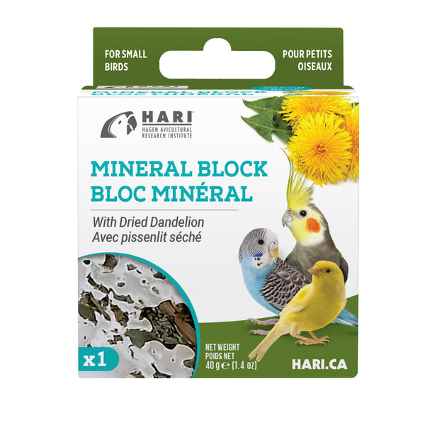 HARI Mineral Block for Small Birds - Dried Dandelion - 82198