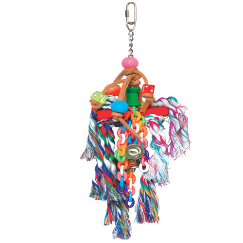 King's Cages Mini Tinkling Chain Fall Parrot/Parakeet Toy - K020