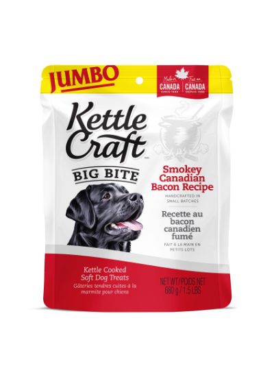 Kettle Craft Smokey Canadian Bacon Big Bites - JUMBO BAG!