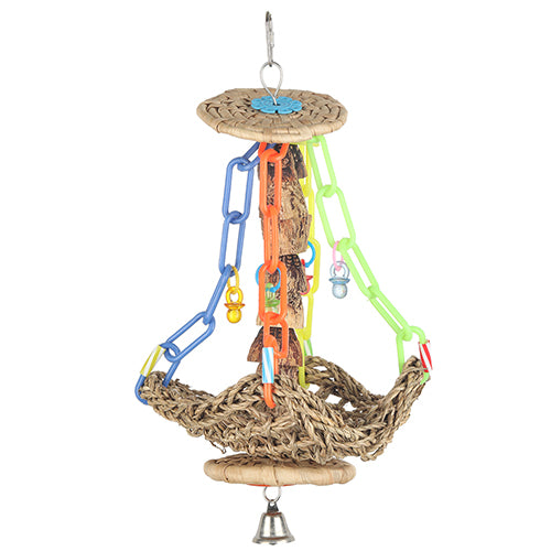 Grass Swing Station Small Bird Toy - T038