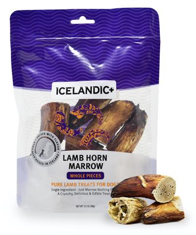Icelandic+ Lamb Marrow Whole Pieces Dog Treat 4.5 oz