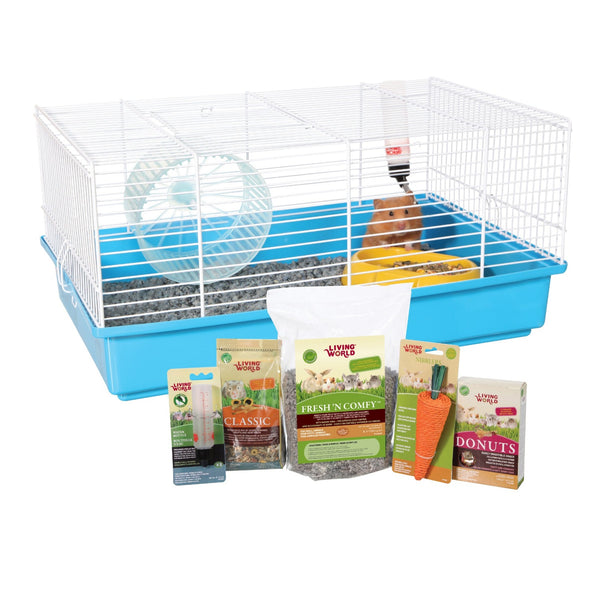 Living World Hamster/Gerbil/Mouse Starter Kit Cage - 61790