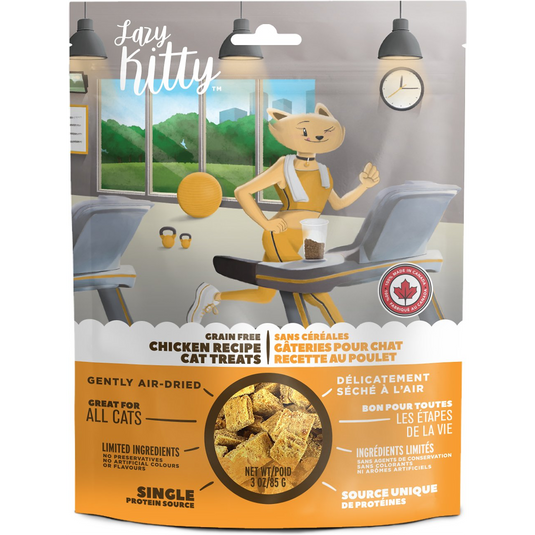 Lazy Kitty Air Dried Grain Free Cat Treats - 3 oz