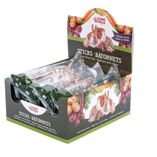Living World Vegetable Flavour Small Pet Treat Sticks  - 60485