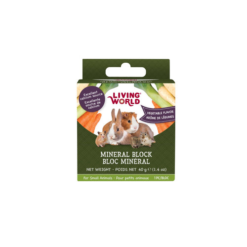 Living World Vegetable Flavour Small Pet Mineral Block