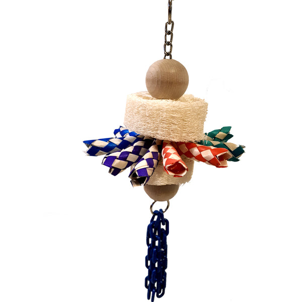 Billy Bird Loofah 'n' traps Bird Toy - 409 - Exotic Wings and Pet Things