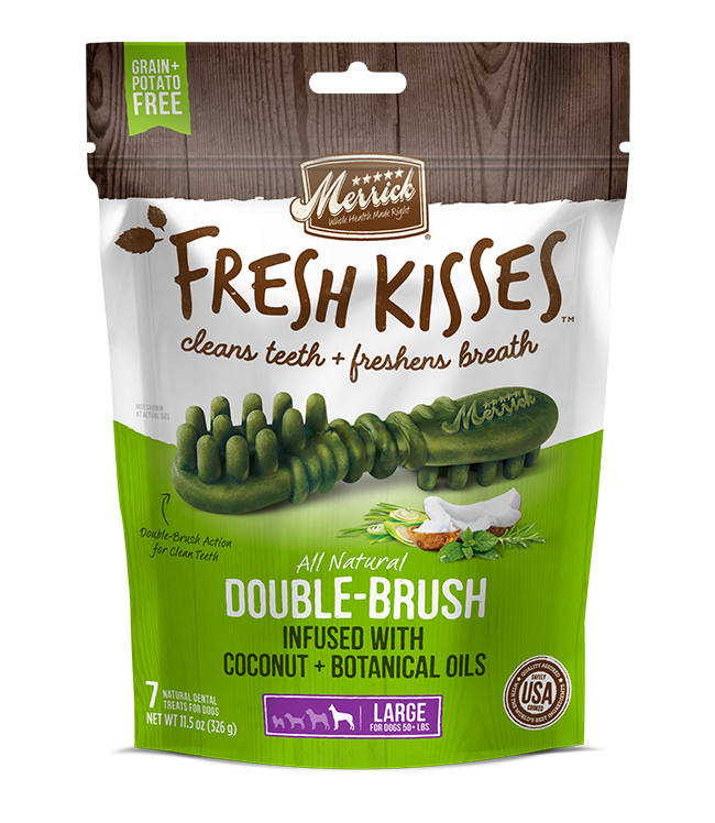 Merrick Fresh Kisses Coconut Oil Dental Treat
