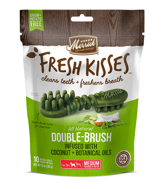 Merrick Fresh Kisses Coconut Oil Dental Treat
