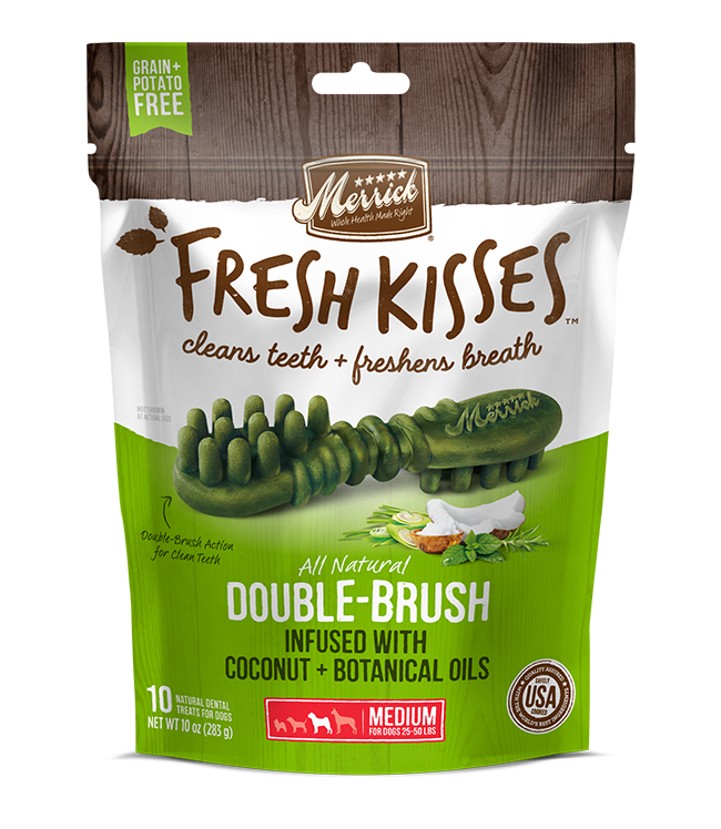 Merrick Fresh Kisses Coconut Oil Dental Treat