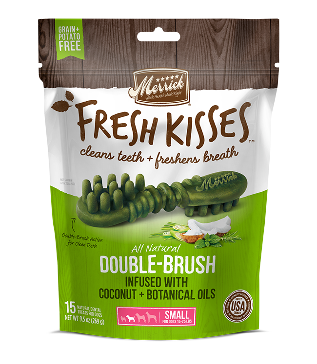 Merrick Fresh Kisses Coconut Oil Dental Treat
