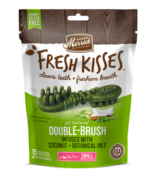 Merrick Fresh Kisses Coconut Oil Dental Treat