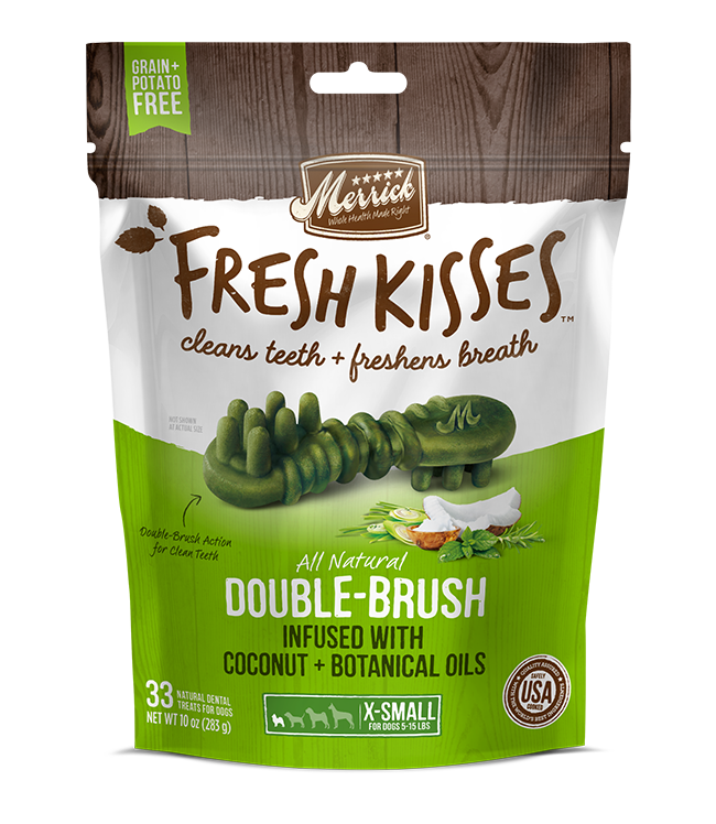 Merrick Fresh Kisses Coconut Oil Dental Treat
