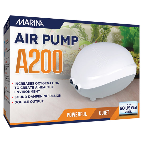 Marina A200 Air pump - 60 US gal (225 L) - Duel Outlet