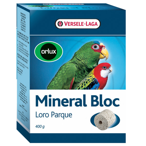 Orlux Mineral Bloc Loro Parque Grit Stone for Big Pparakeets and Parrots - Exotic Wings and Pet Things