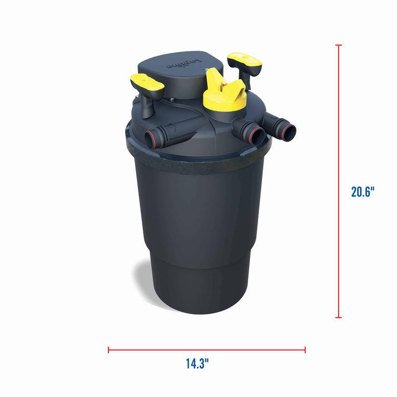 PressureFlo 3000 UVC Sterilizer Pond Filter
