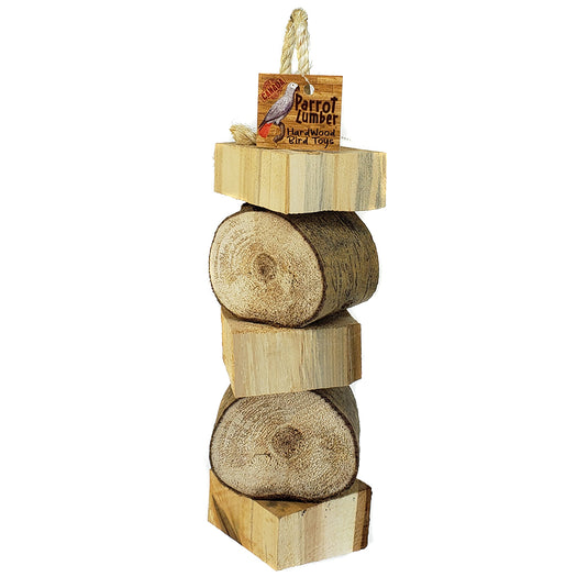 Softwood Chew Parrot Toy Various Sizes (SM-MED-LG) 🍁