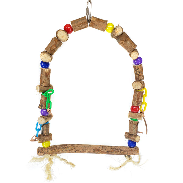 Parrot Lumber Jungle Swing (3 Sizes) - Exotic Wings and Pet Things