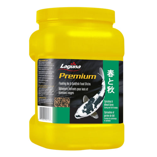 Spirulina and Wheat Germ Premium Floating Pond Fish Sticks