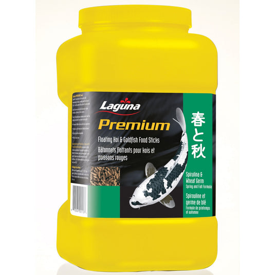 Spirulina and Wheat Germ Premium Floating Pond Fish Sticks
