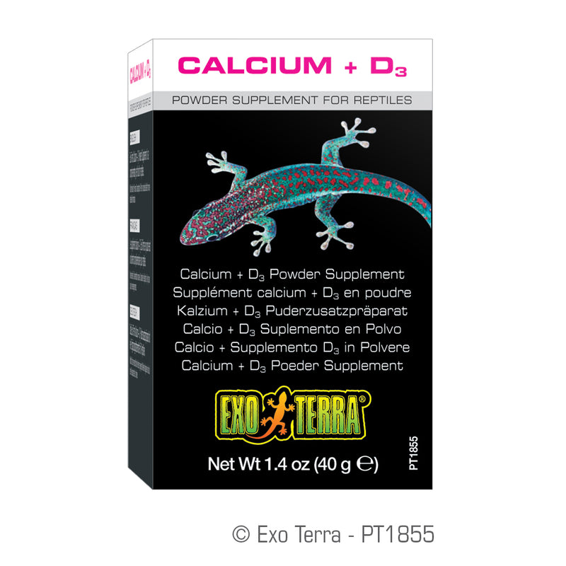 Reptile Calcium + D3 Powder Supplement
