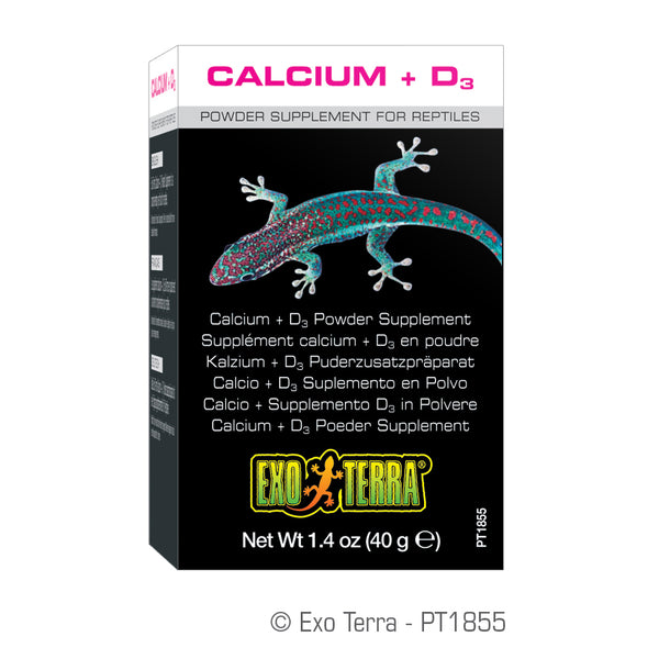 Reptile Calcium + D3 Powder Supplement