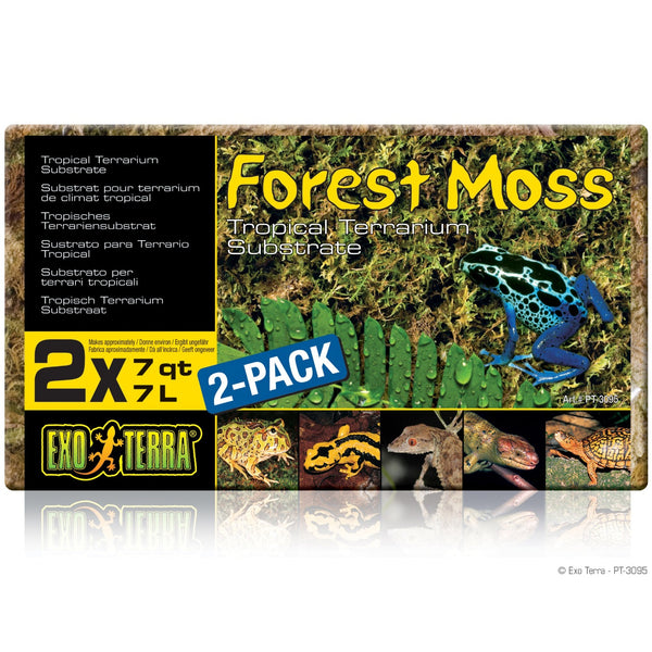 Exo Terra Reptile Forest Moss 2x7qt (2x7L)