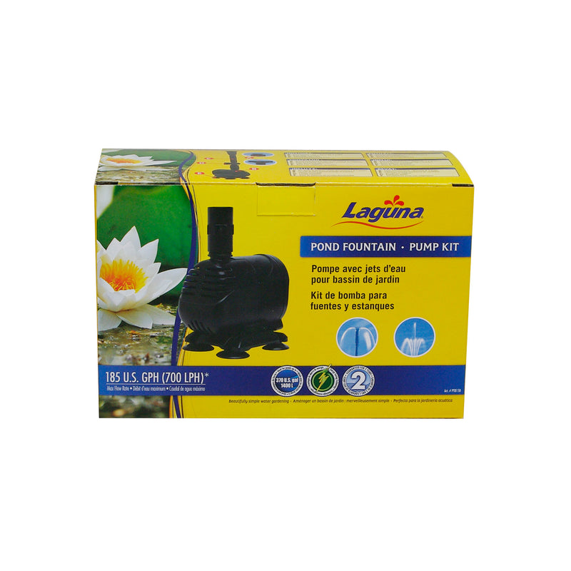 Pond Fountain Pump Kit - Up To 185 U.S. GPH (700 LPH)
